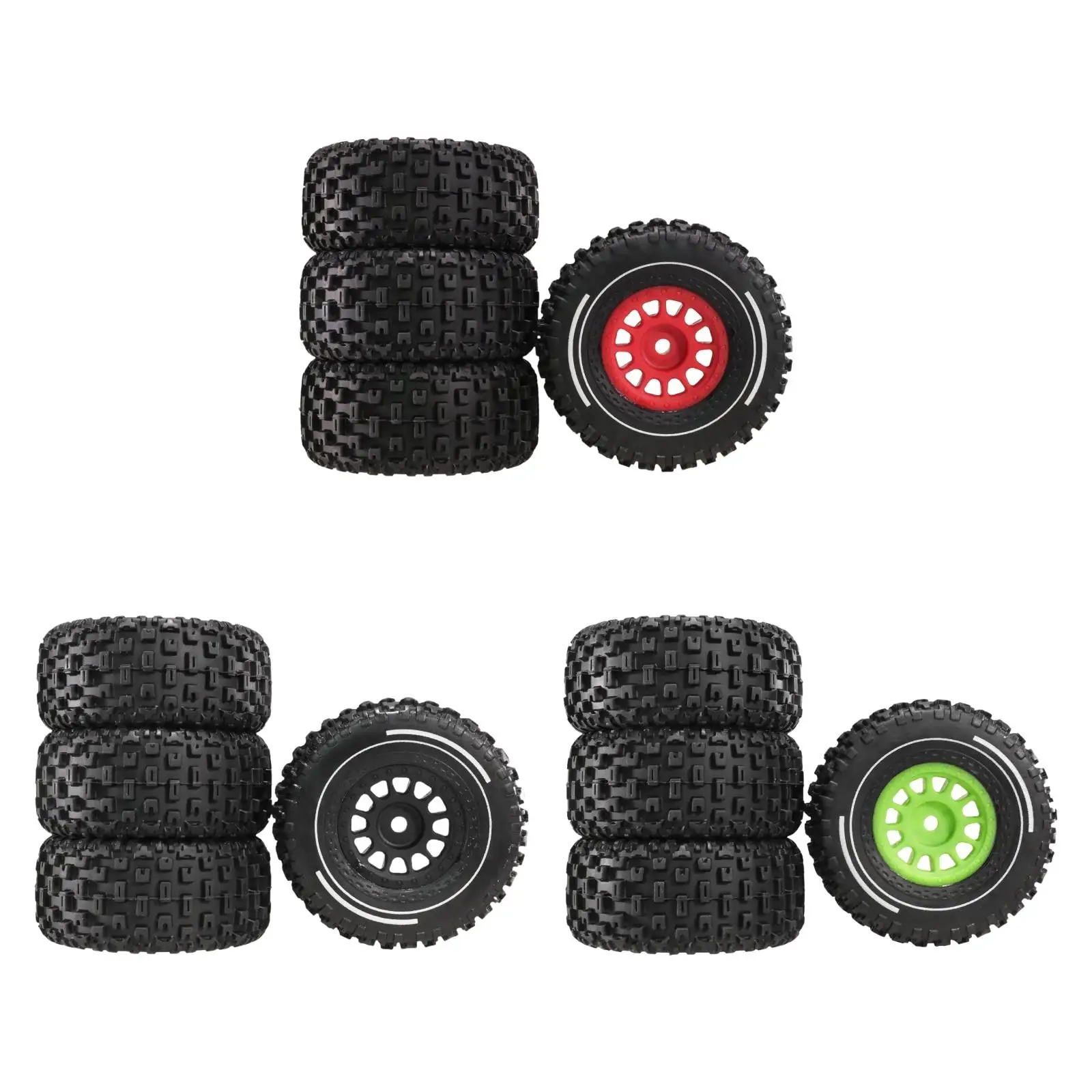 Ban mobil RC, 4 buah, aksesori yang mudah digunakan, pengganti praktis