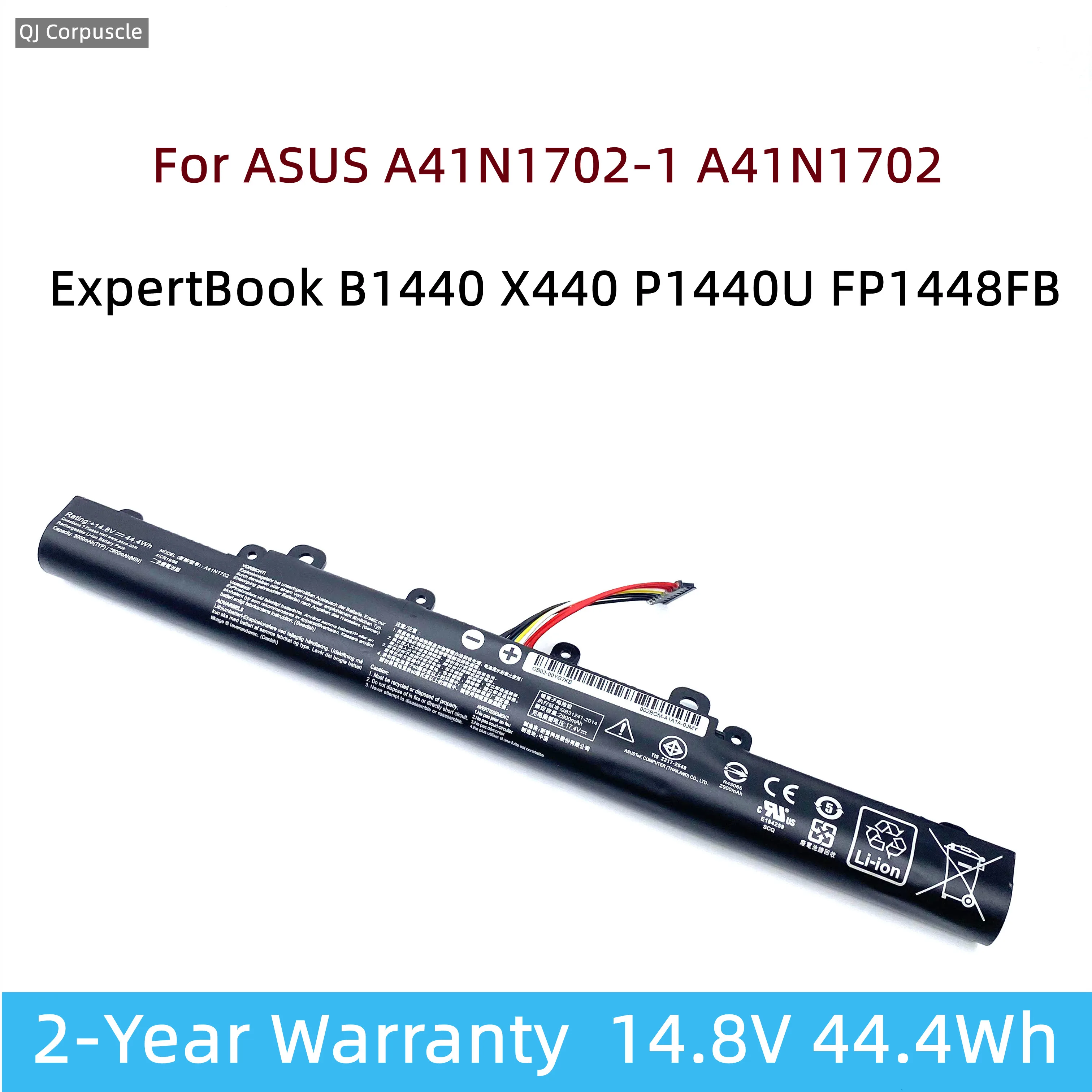 New Original A41N1702-1 A41N1702 Battery For ASUS ExpertBook B1440 X440 P1440UF P1440UA P1440F P1440FA PE434UF PX434F P1448FB