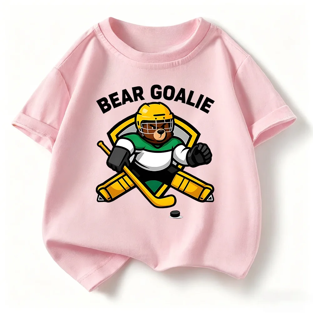 Children's T-shirt Summer Soft Skin Friendly Loose Comfortable Casual Simple and Versatile Cartoon Printed Short Sleeved Top