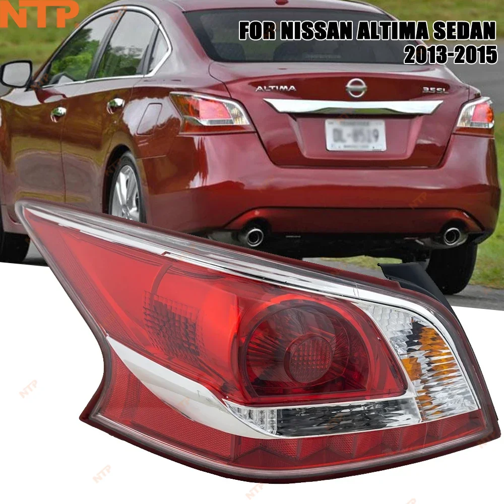 

For Nissan Altima Sedan US Model 2013-2015 Tail Light Assembly Left+Right LED Rear Lamp Brake Turn Signal Lights Complete Set