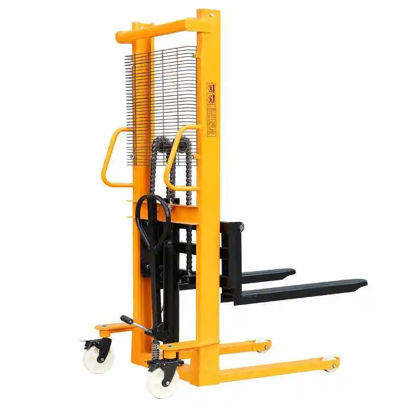 Portable 1000kg Compact Dual Purpose Forklift With Built-in Flashlight CE Certified Warehouse Nylon Wheels Outdoor Use