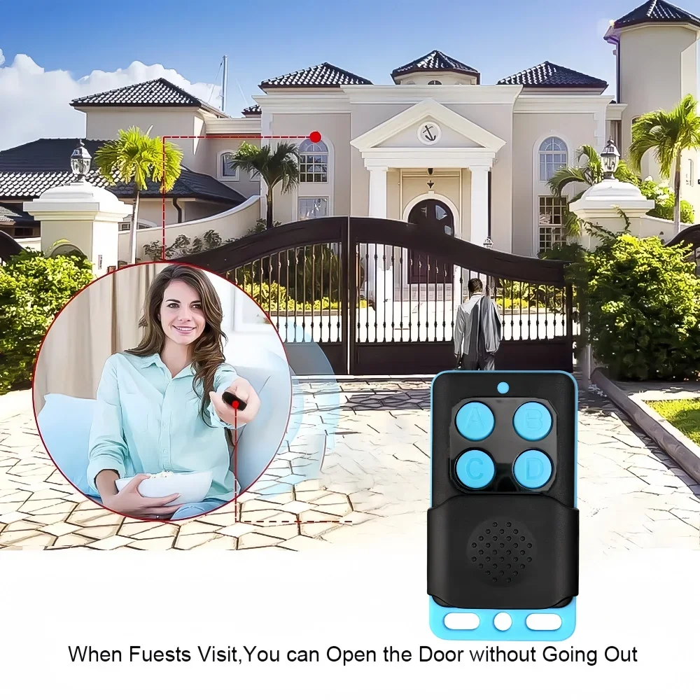 300-868Mhz RF Duplicator Remote Control Auto Copy Remote Control Fixed Code 433mhz 315Mhz Wireless Remote For Gate Garage Door