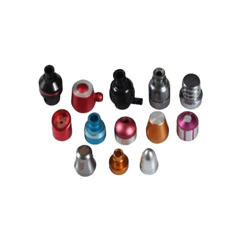 Color anodized aluminum alloy precision parts collection Industrial assembly multi-component CNC machining