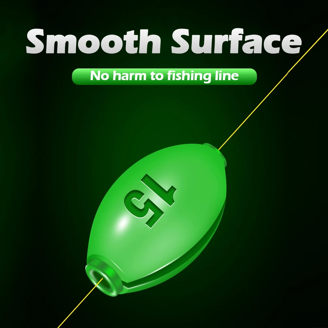 FishTrip 10 قطع من غطاسات قبضة مطاطية لصيد الأسماك وملحقات طرفية الوزن