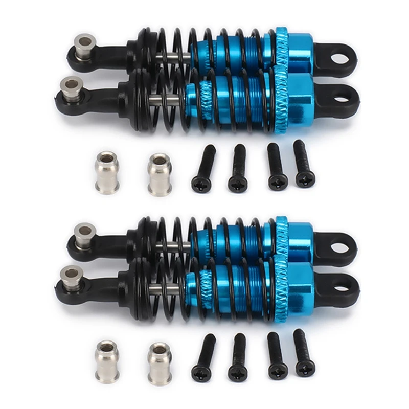 

4 Pcs Oil Adjustable 65Mm Shock Absorber Damper For 1/18 Wltoys A959 A969 A979 K929 Hpi Hsp Traxxas Losi Tamiya,Blue