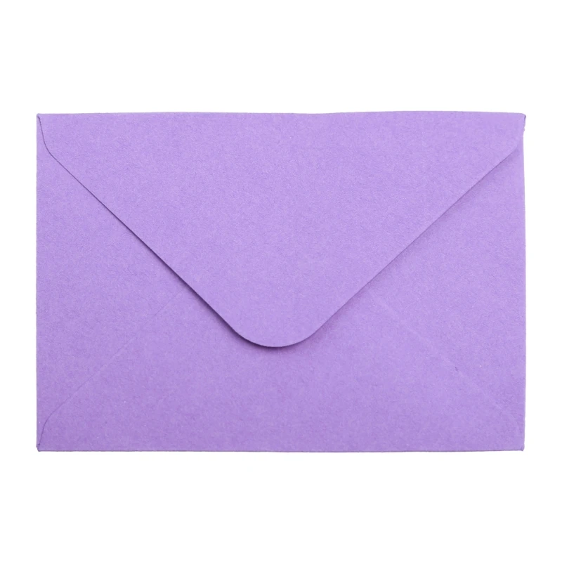 10 Pieces Colored Mailing Envelope Blank Thank You Cards DIY Envelope for Office Invoices Letters Invitations