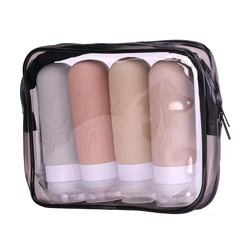 

90ml Kit Spilt Bottle Silicone Travel Business Trips Storage Bottle Set Multifunctional Makeup Organizer Cosmetic Divider Women