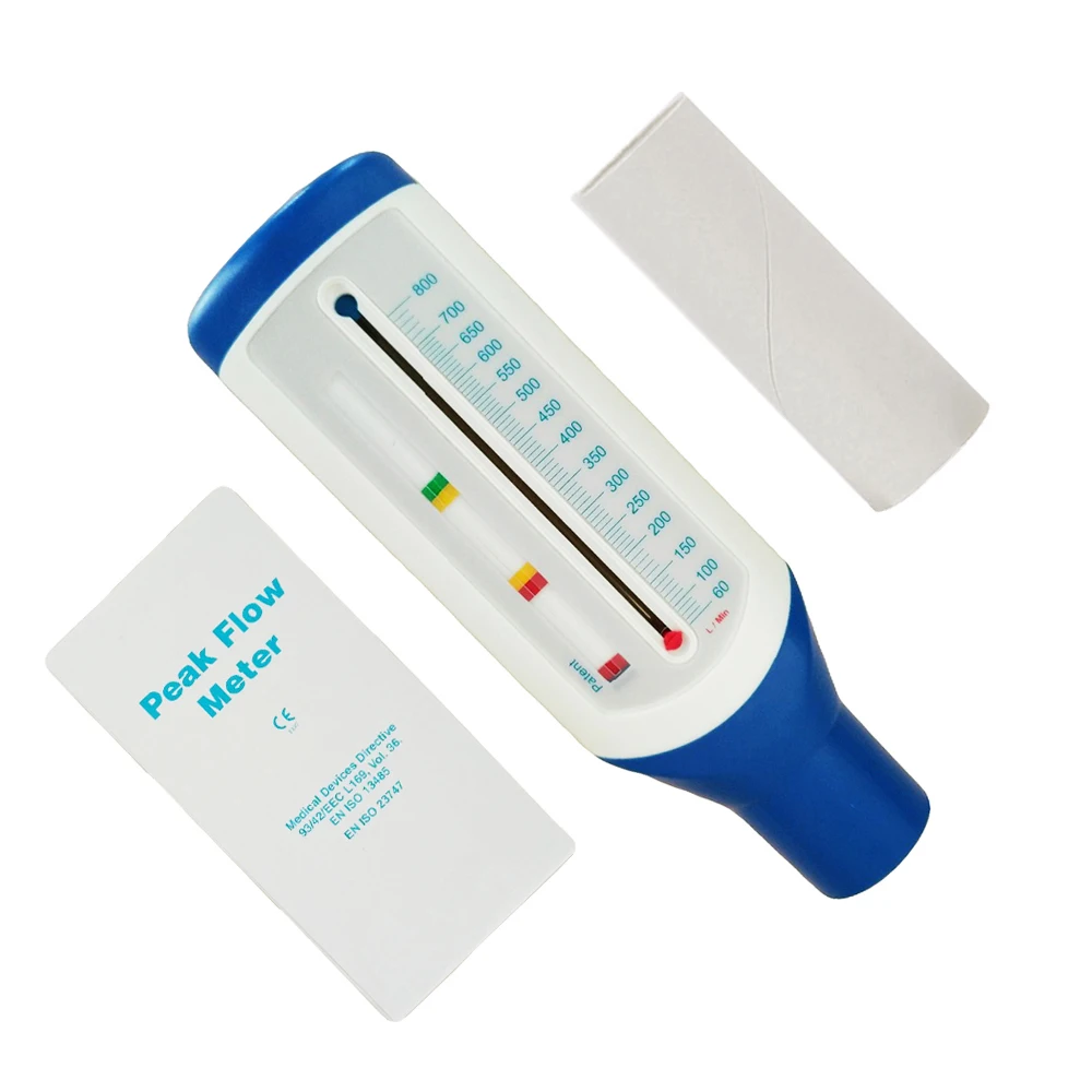 

Adult Portable Breath Peak Flow Meter Speed Expiratory Rate Monitor for Lung Asthma Inhale Function Health Test Measurement