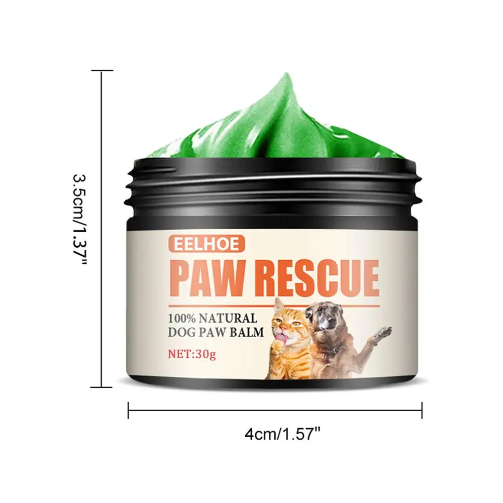 Pet Paw Cream 30g Cat and Dog Paw Protection Cream Moisturizing and Nourishing Natural Ingredients Suitable for Chapped Paws