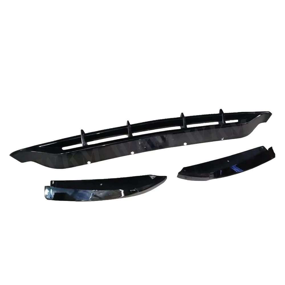 

Car Front Bumper Lip Diffuser Side Splitters Gloss Black For Benz GLC X253 GLC200 260 300 2020-2022 Carbon Car Accessories
