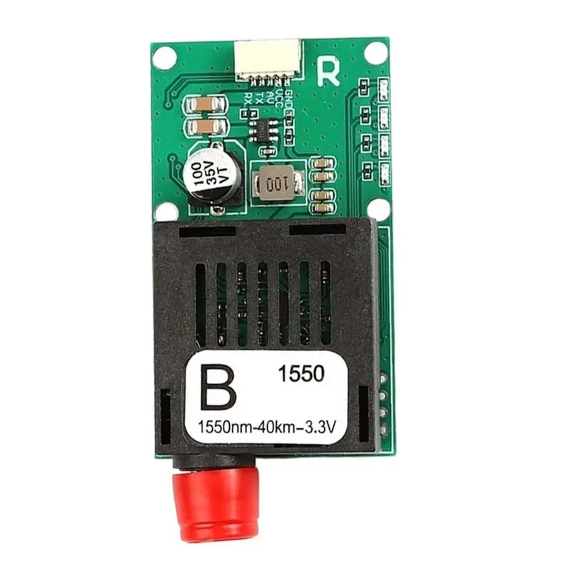 【today-buy】ttl-fc-interface-40km-fiber-transceiver-module-optical-terminal-equipment-av-vcc-gnd