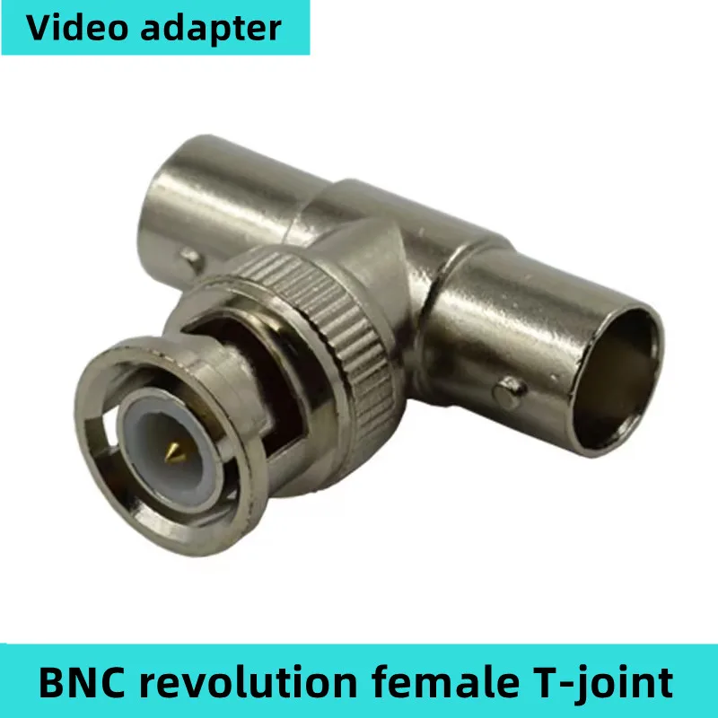 

BNC3 through connector 10PCS Q9 one-to-two T type 1 male 2 female monitoring video cable to tap signal conversion head