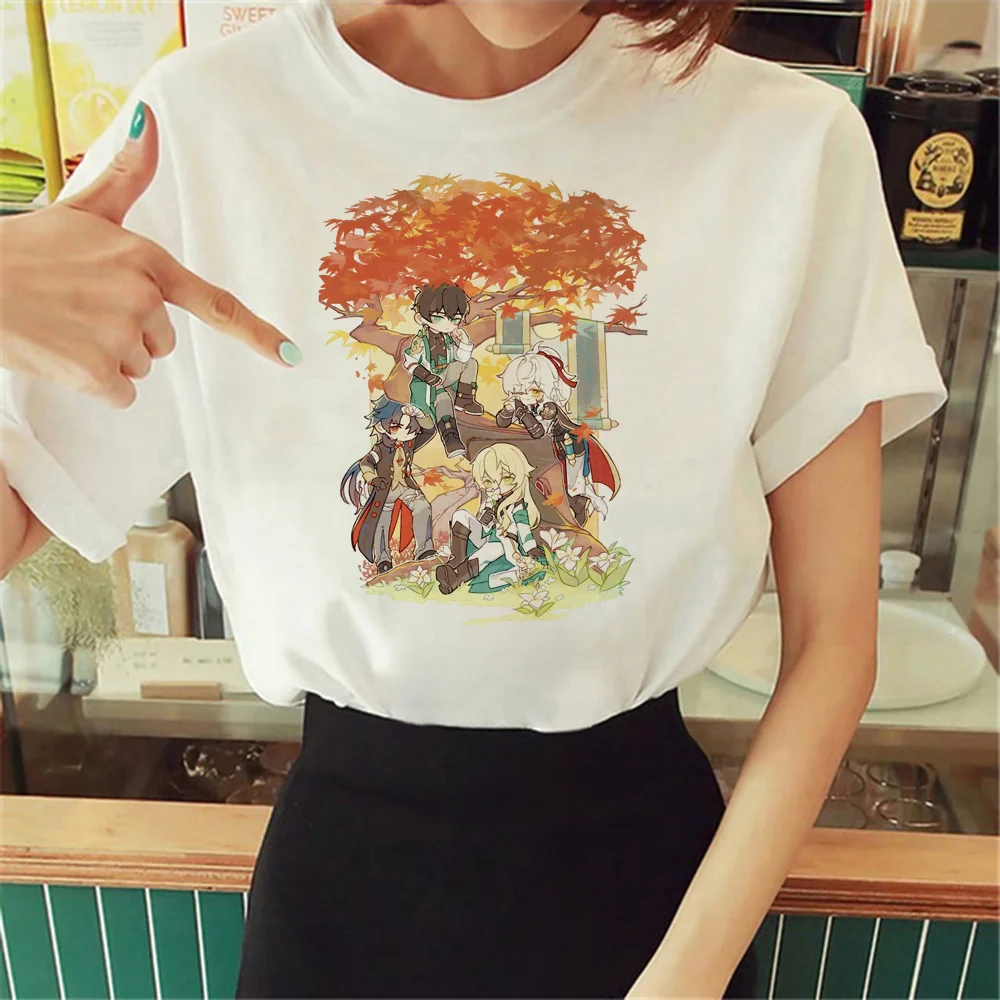 

Honkai Star Rail t-shirts women summer harajuku anime Tee female funny comic clothes