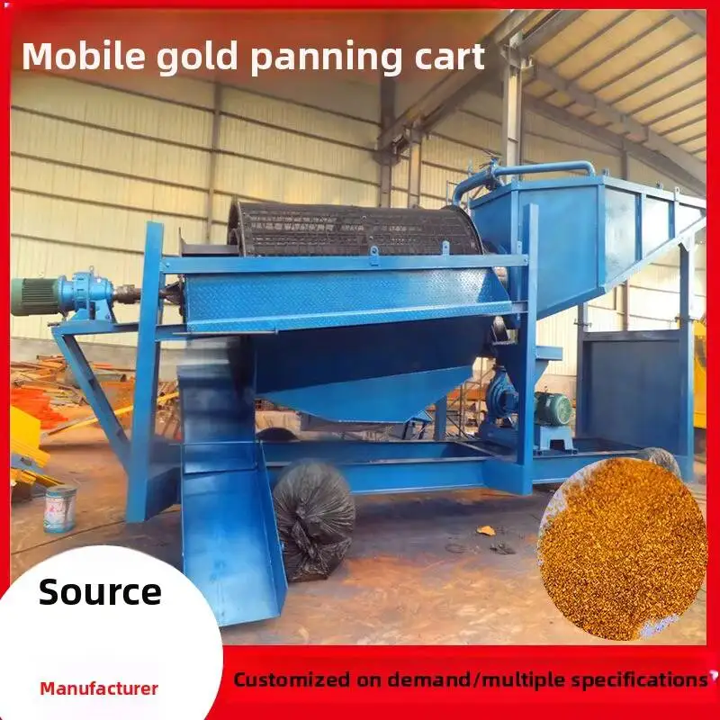 Trommel Screen Truck, Selection Machine, Mobile Equipment, Alluvial Gold Washing And Prospecting Machine