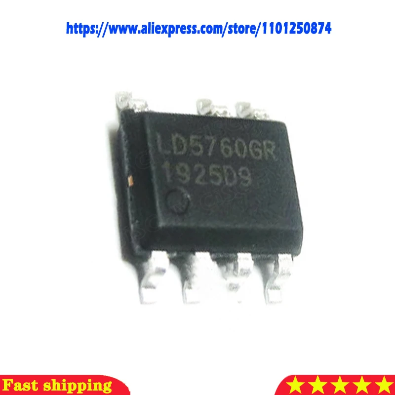 2pcs/lot LD5760GR LD5760AGR LD5760 5760 SOP-7 In Stock