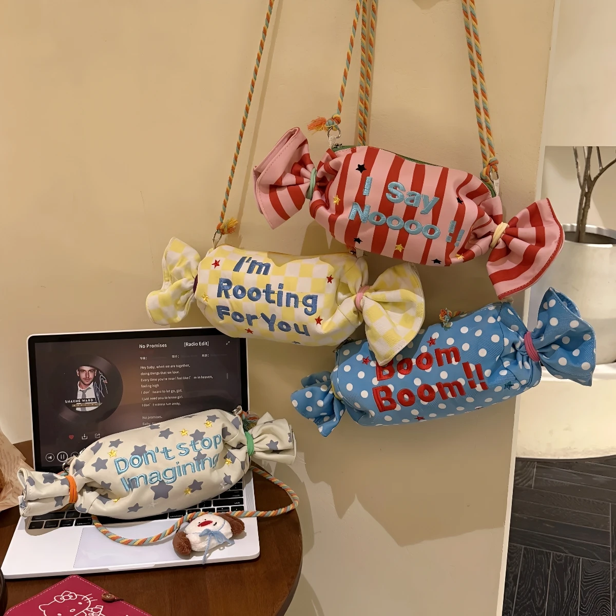 

Candy Bag Large Capaci Dstring Commuter Bag Korean Sle Summer Buet Bag Single oulder Crossbody op Bag