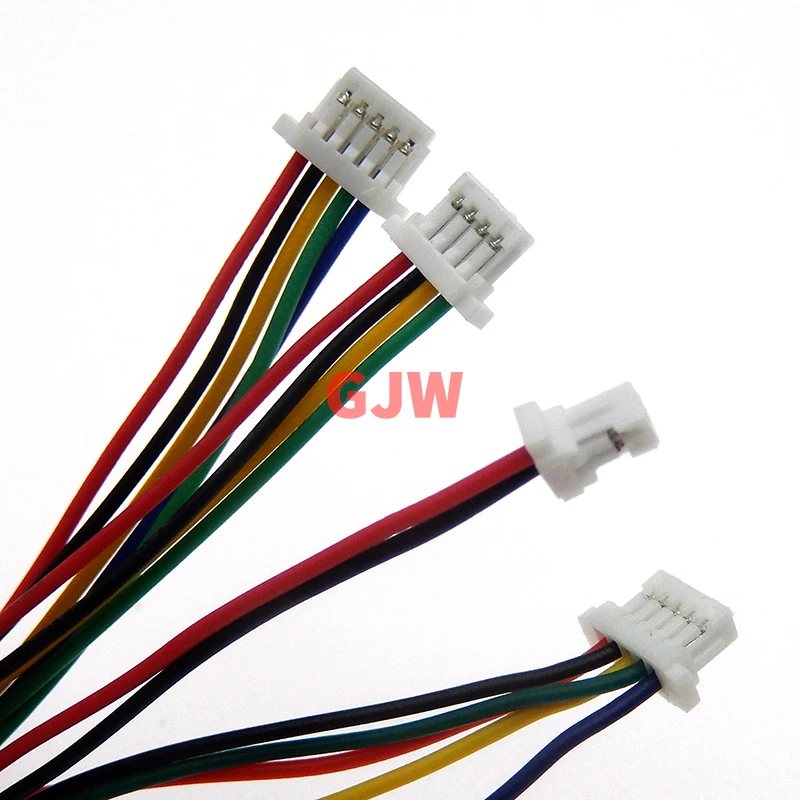 10pcs SH 1.0 Wire Cable Connector DIY SH1.0 JST 2p 3p 4p 5p 6pin Electronic Line Single End 28AWG 10cm 20CM