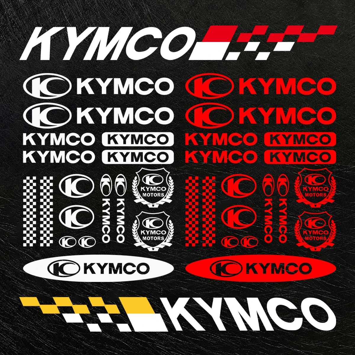 Juego de pegatinas reflectantes para motocicleta KYMCO AK 550 550i 575 Agility 50 125 Skytown 125 150, accesorios de vinilo para moto y scooter
