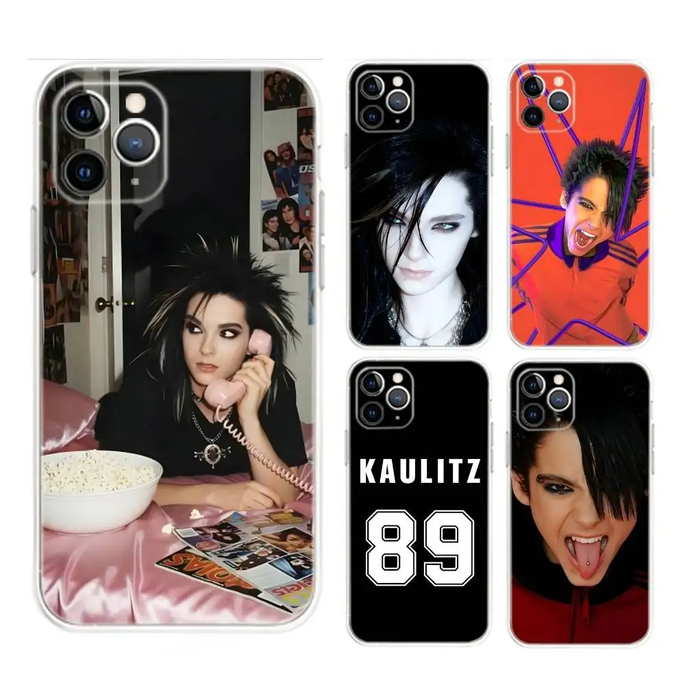 

Bill Kaulitz Rock COOL Phone Case For iPhone 17,16,15,14,13,12,Mini,11,Pro,Max,Plus,Air,X,XR,XS,8,SE,2020, Transparent Cover