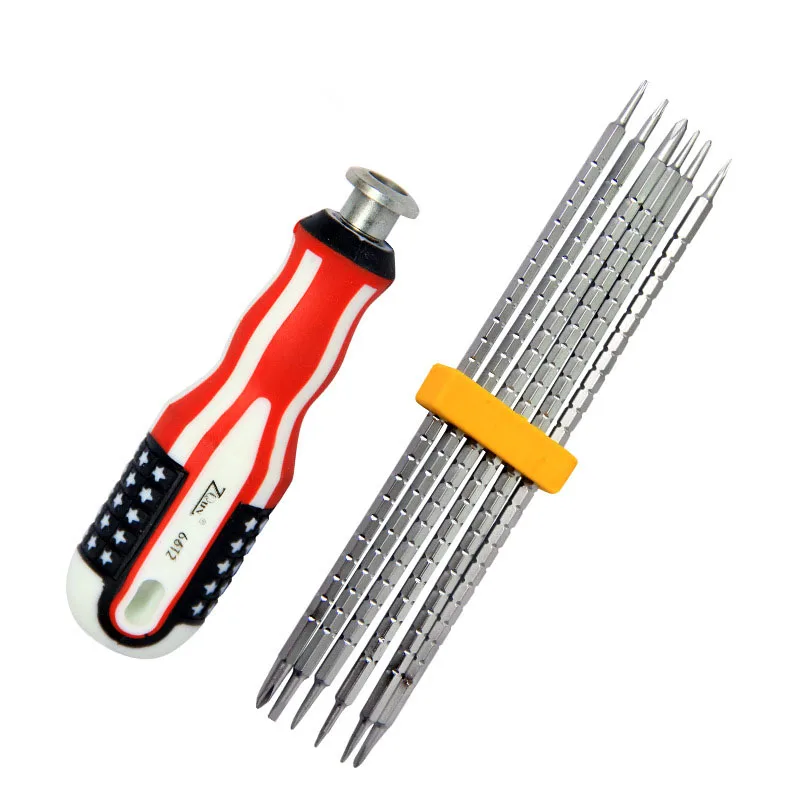 12 in 1 Magnetic Screwdriver Set Double Head Scalability Special-shaped Batch Head Screw Precision Insulated Hand Tool Safety