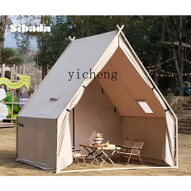 HW15 Outdoor Tent Camping Dining BBQ Hot Pot Hotel Camp Sunscreen Rooftop Restaurant B & B