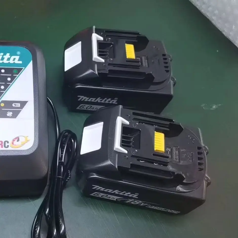 18V 6000mAh High-Capacity Replacement Battery for Makita BL1860 Cordless Tools Long-Lasting Power