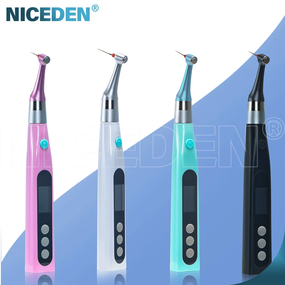 10 Programs Wireless Dental Endo Motor 16:1 Reduction Contra Angle Endodontic Treatment Root Canal Therapy