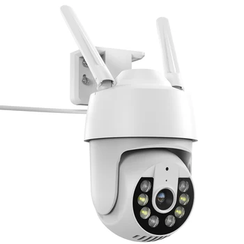 1080P PTZ Wifi kamera IP kamera monitorująca zewnętrzny dwukierunkowy dźwięk wykrywanie ruchu PIR obsługa aplikacji 128G SD Cloudedge