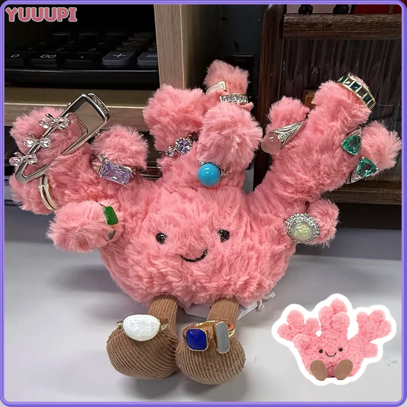 

Милый дизайн, коралловые плюшевые игрушки, талисман, супер мягкие мультяшные куклы, коллекция фанатов, подарки, детский подарок, хлопковая кукла для подарков на день рождения