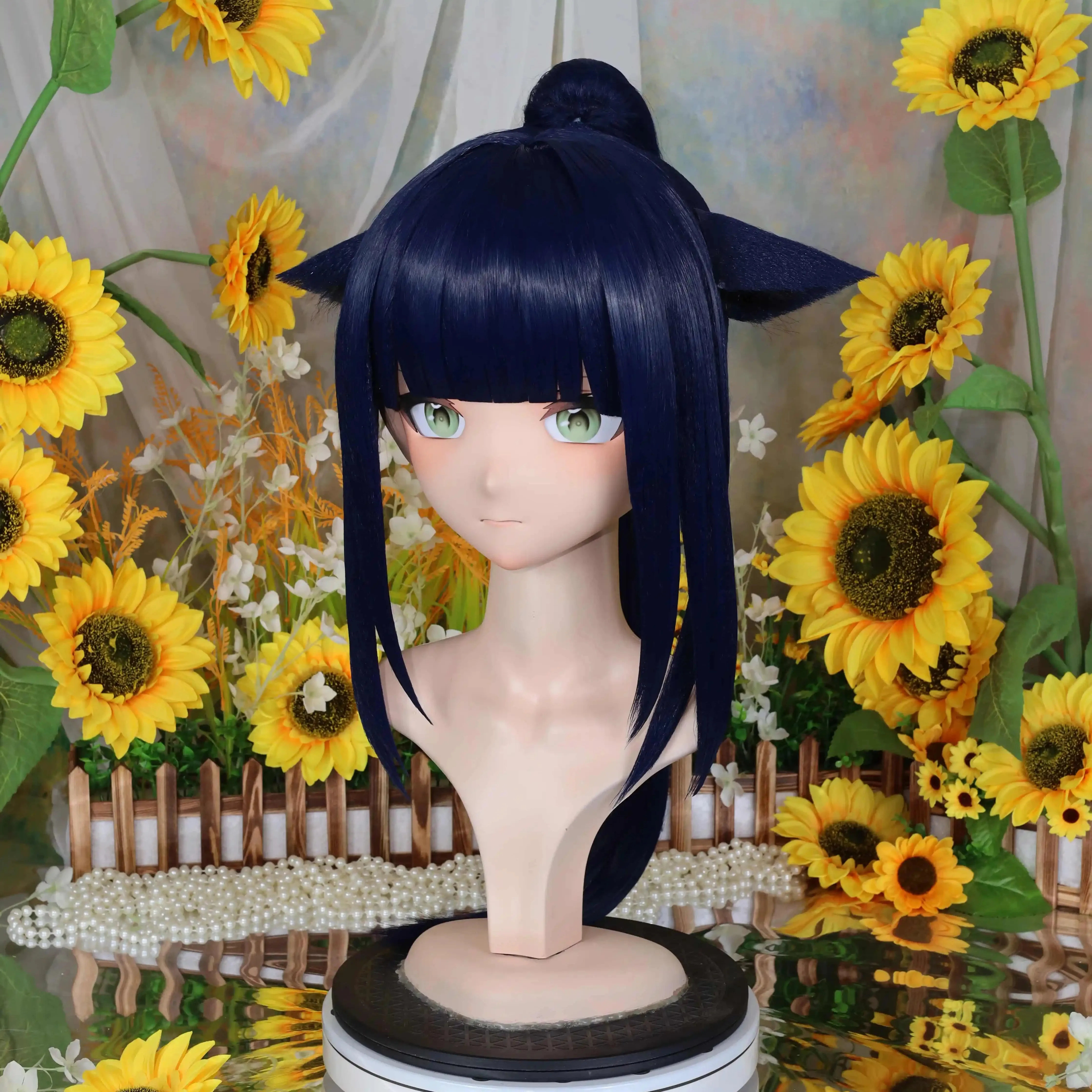 Kigurumi Polyester Fire Jessica NFD Full Headband Lock Cosplay Headshell Props Costume Anime Game