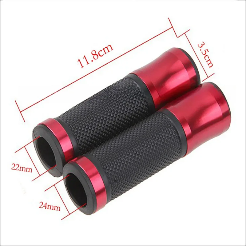 Motorcycle Handlebar Rubber Gel Hand Grip Hand Bar Grips for Honda Yamaha Kawasaki Suzuki 7/8