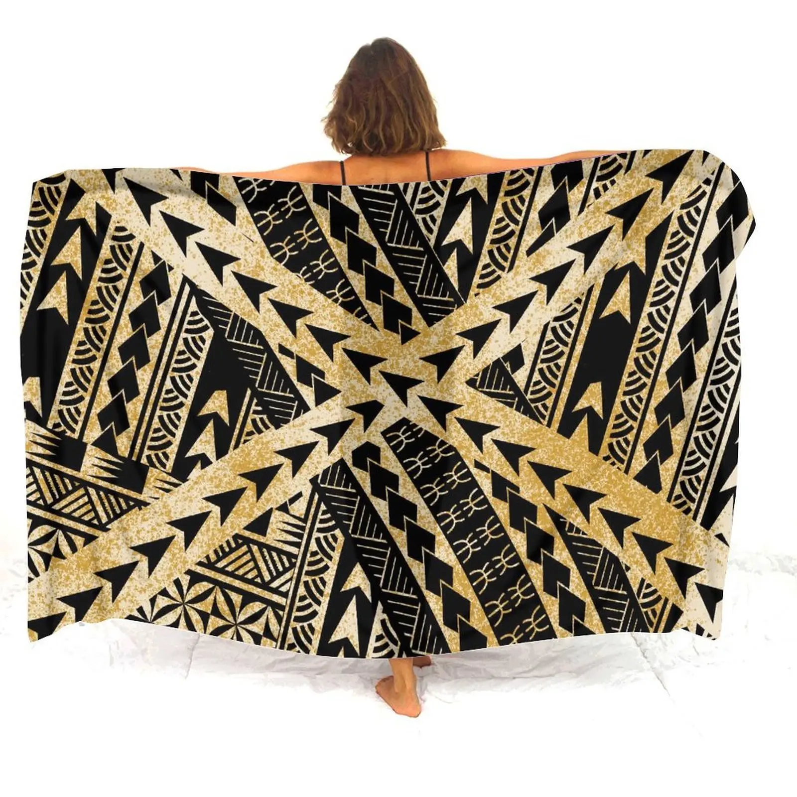 Polynesian Customizable Wholesale Sun Hats Windproof Cloaks Seaside Sunshades Beach Fashionable Women'S Sun Hats Dresses