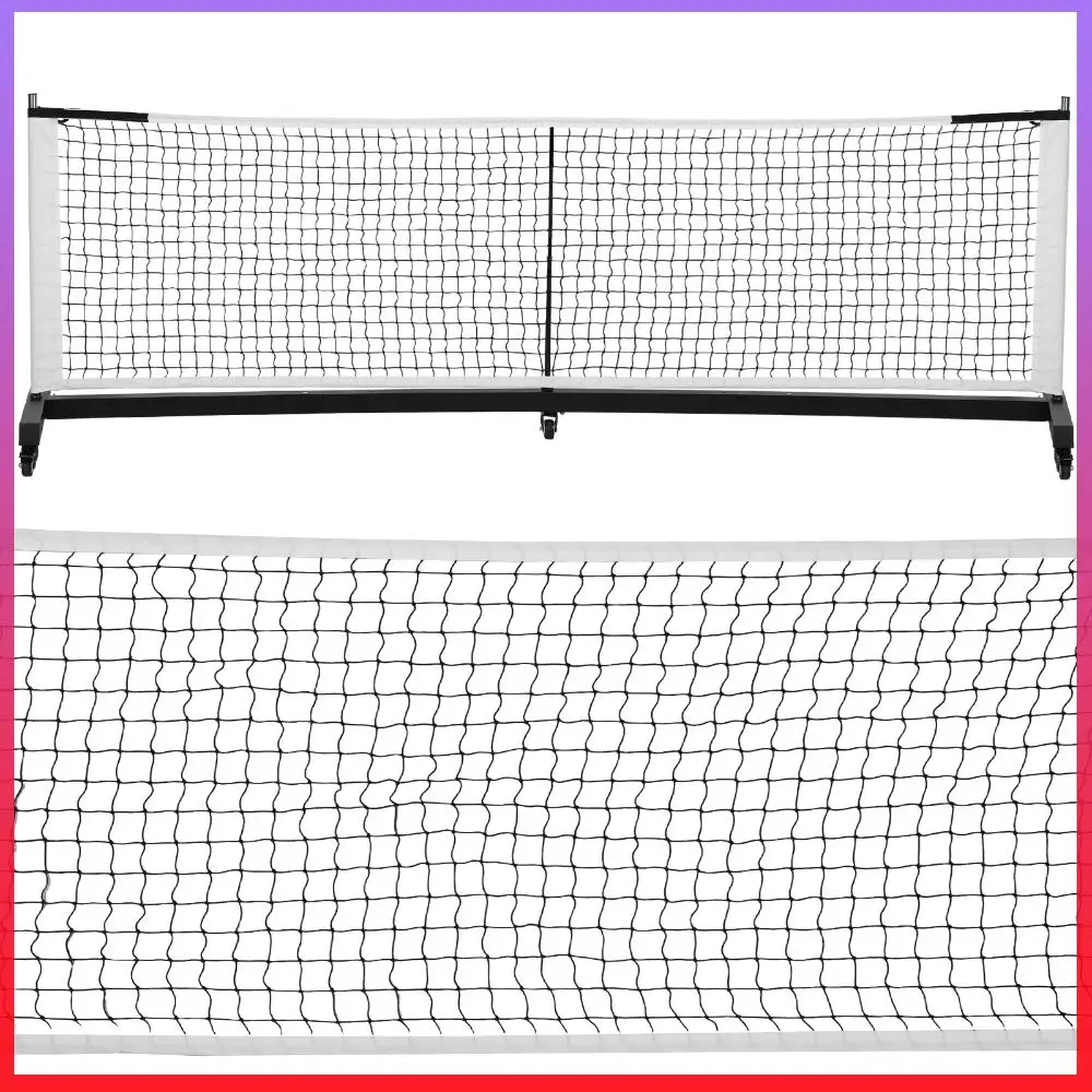 

Aluminum Tube Pickleball Net 22Ft Outdoor Pickleball Paddle Net Professional Pickle Ball Game Net Stand for Courts Indoor Gym