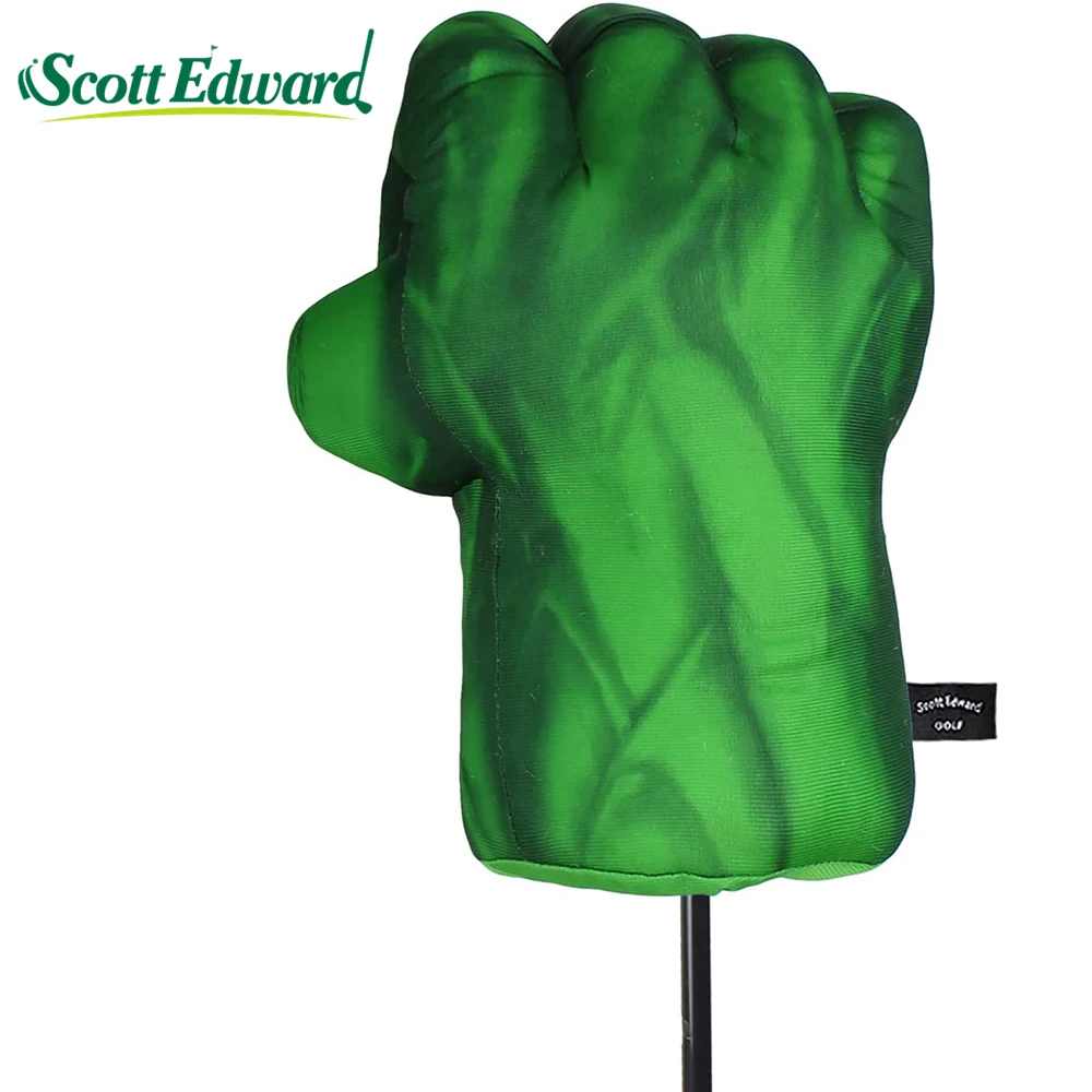 Green Hand The Fist Golf Driver Headcover 460cc Boxing Wood Golf Cover Golf Club Accessories Novelty Great Gift