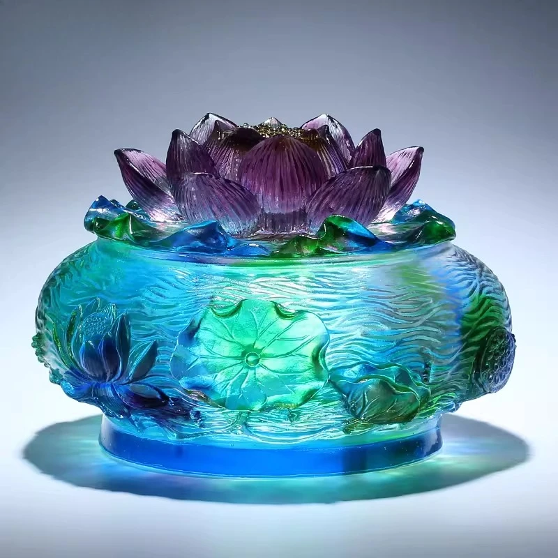 

Lotus cornucopia, living room ornaments, lucky greenhouses, housewarming, new home decoration, decorative ornaments, a full set