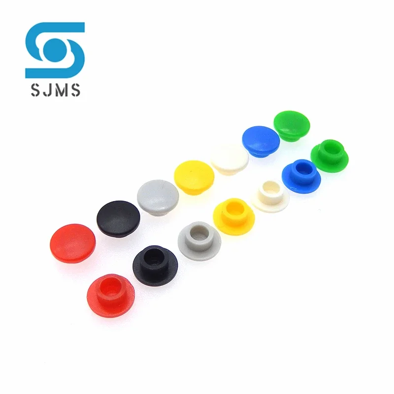 50Pcs A29 Switch Button Hat Diameter 8mm Inner Hole id 3.1/3.2/3.4mm For 6 * 6 mm Tact Micro Switch Tactile Push Button Cap