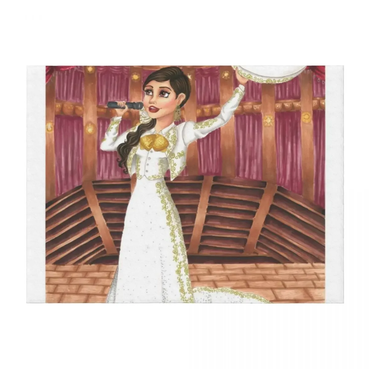 

Jizelle Rodriguez Illustration 2018 Throw Blanket funny gift manga Single Decorative Sofas Blankets