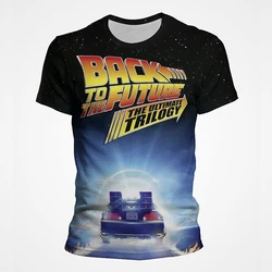 Back To The Future Movie 3D Print T-Shirt Streetwear uomo donna Casual Fashion T-Shirt oversize con scollo a o T-Shirt per bambini top abbigliamento