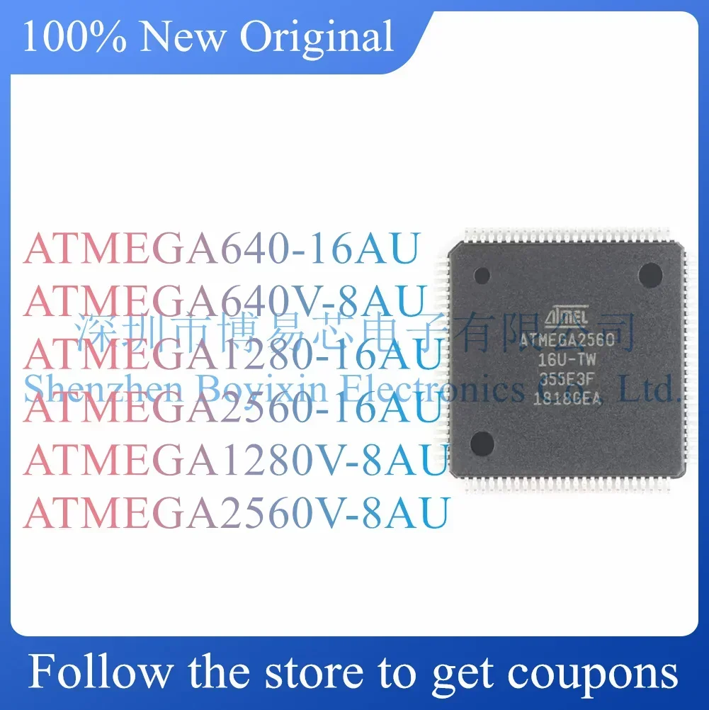 NEW ATMEGA640-16AU ATMEGA640V-8AU ATMEGA1280-16AU ATMEGA2560-16AU ATMEGA1280V-8AU ATMEGA2560V-8AU