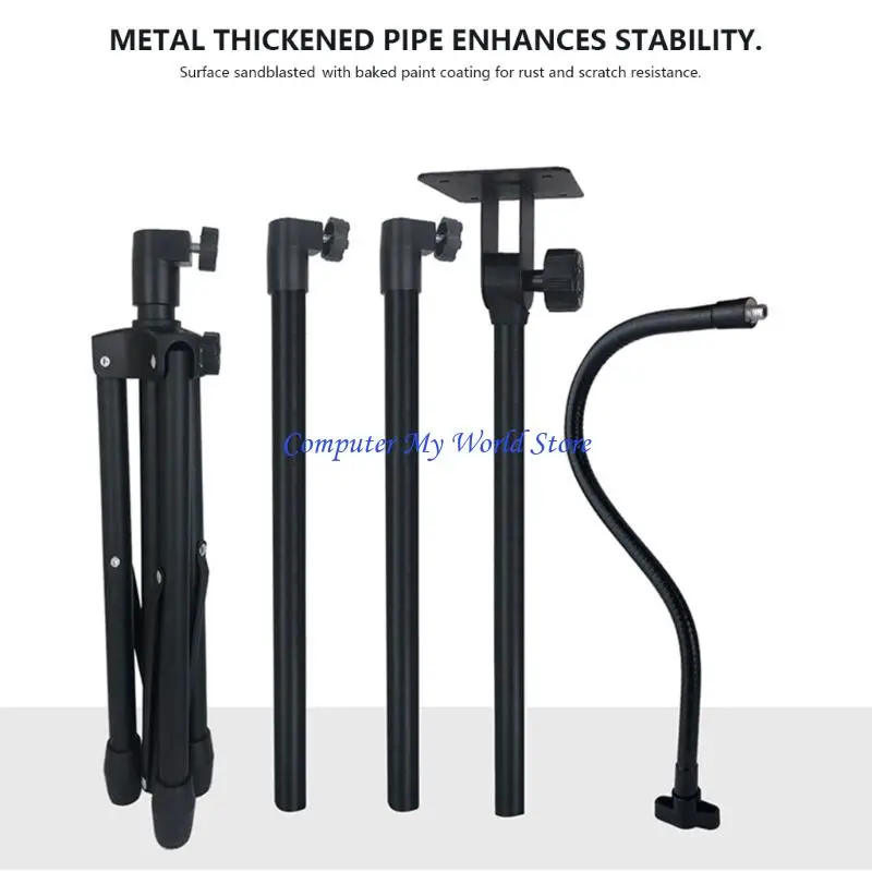 

Металлические штативы для проекторов, регулируемые по высоте 23-63 дюйма для студии домашнего офиса