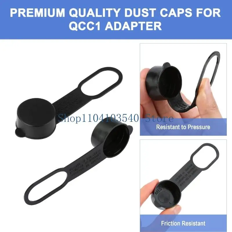 02DC Type 1 Dust Covers for QCC1 Fittings, Tethered Guard Design Set