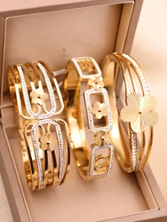 A Titanium steel fashion women's bangle