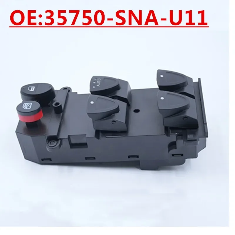 

New OE:35750-SNA-U11 Suitable For Honda Civic Right Drive Glass Lifter Switch Car Windows Switch