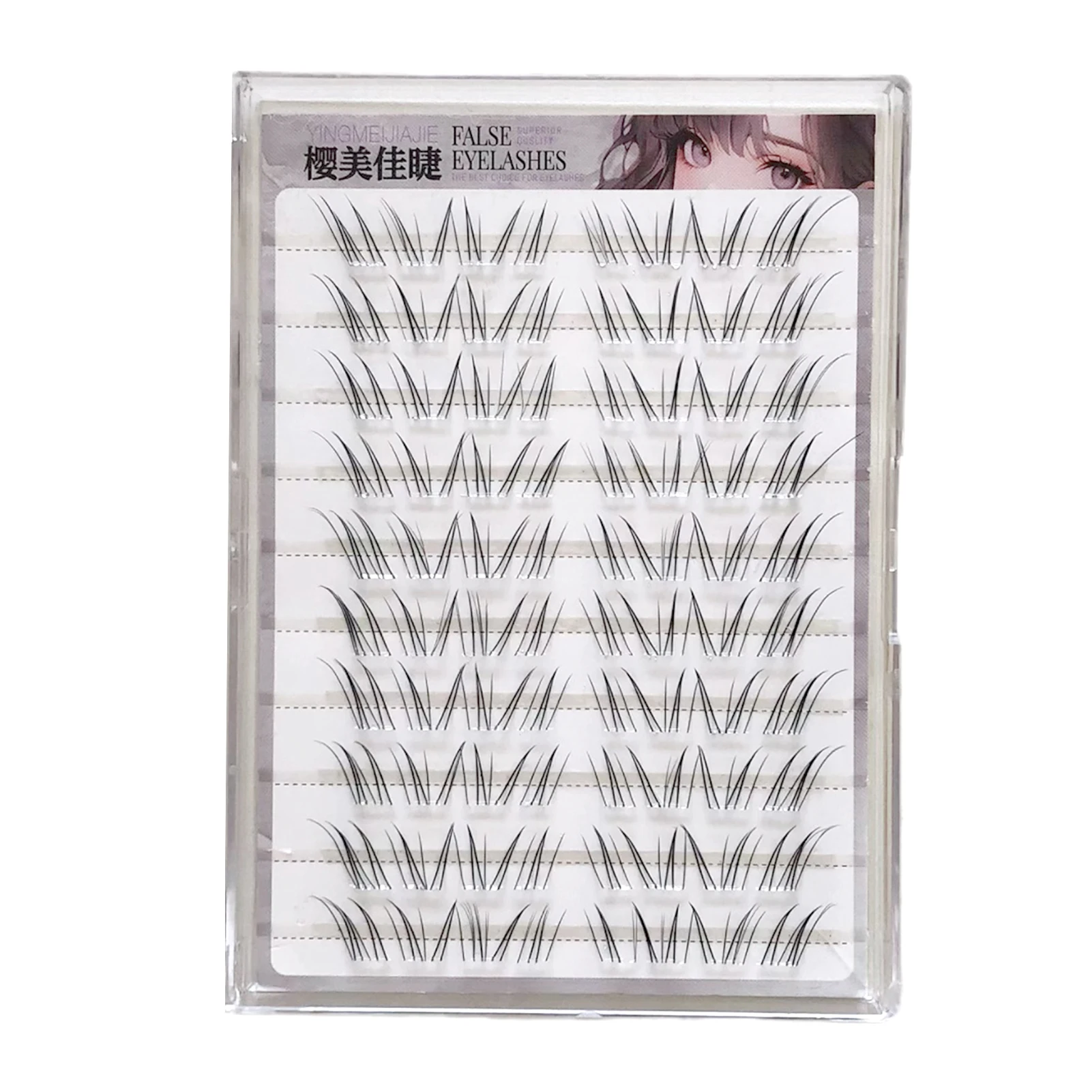 ขนตาปลอม DIY ต่อขนตา ให้ลุคธรรมชาติ น้ำหนักเบา ขยายดวงตา ขนตาปลอมสำหรับแต่งหน้าคอสเพลย์ประจำวัน อุปกรณ์เครื่องสำอาง