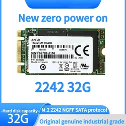 New Solid State Drive 32GB 2242 SATA Protocol M2 MLC Particle Independent Cache NGFF SSD.for:Transcend