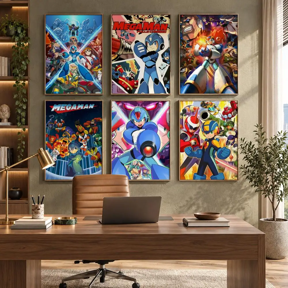 Zero R-Rockman Megaman X Zero Poster High-Quality Waterproof Wall Decal for Study, Living Room & Garage, Great Gift for Fans