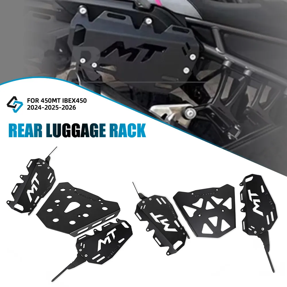 FOR CFMOTO 450MT IBEX450 2024-2025-2026 Motorcycle Side Luggage Rack Support Saddle Bags Mounting Brackets CF MOTO IBEX 450 MT