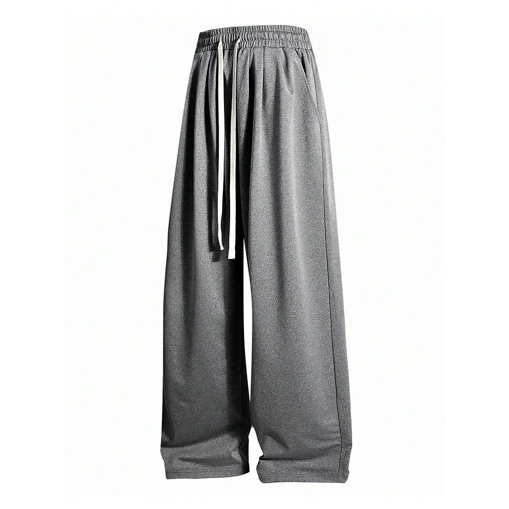 

Men's Cool Casual Pants 2025 New American Streetwear Loose Baggy Long Trousers Hip Hop Oversized Drag Pants
