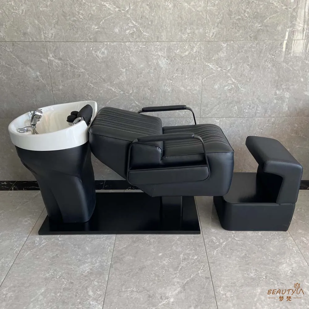 New high-end manufacturer's direct sales hair salon, shampoo bed, hair salon dedicated semi reclining hair salon, trendy store,