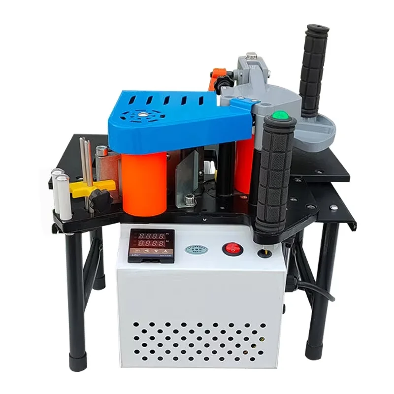 

Manual Edge Banding Machine Double Side Gluing Portable Edge Bander Woodworking Edge Banding Machine 220V 1200W